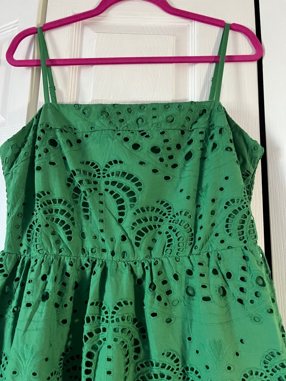 Calypso St. Barth Emerald Green Smocked Dress - Picture 9 of 13